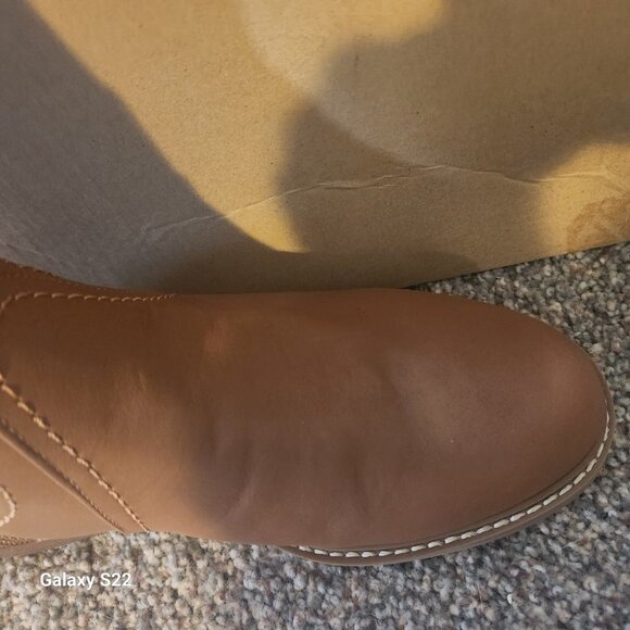 Lucky Brand "Quenbe" Latte Riding Boots. NIB. Size 6.5 - Picture 4 of 11